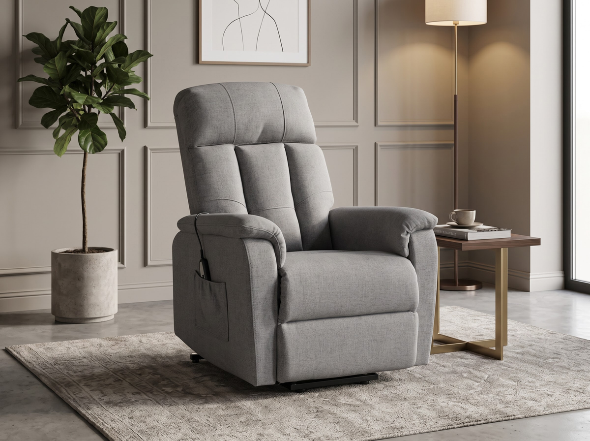 Recliner Chair Electric Lift Armchair with Wired Controller