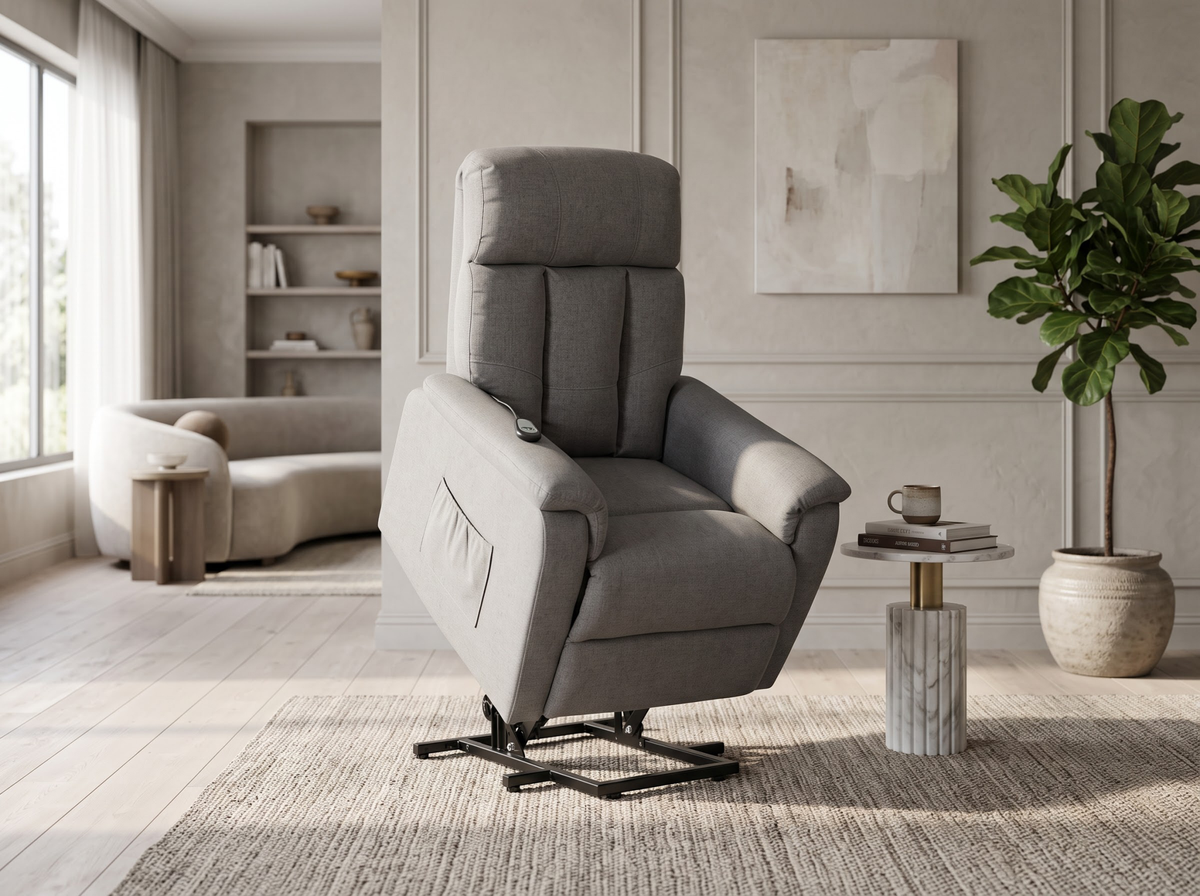 Recliner Chair Electric Lift Armchair with Wired Controller