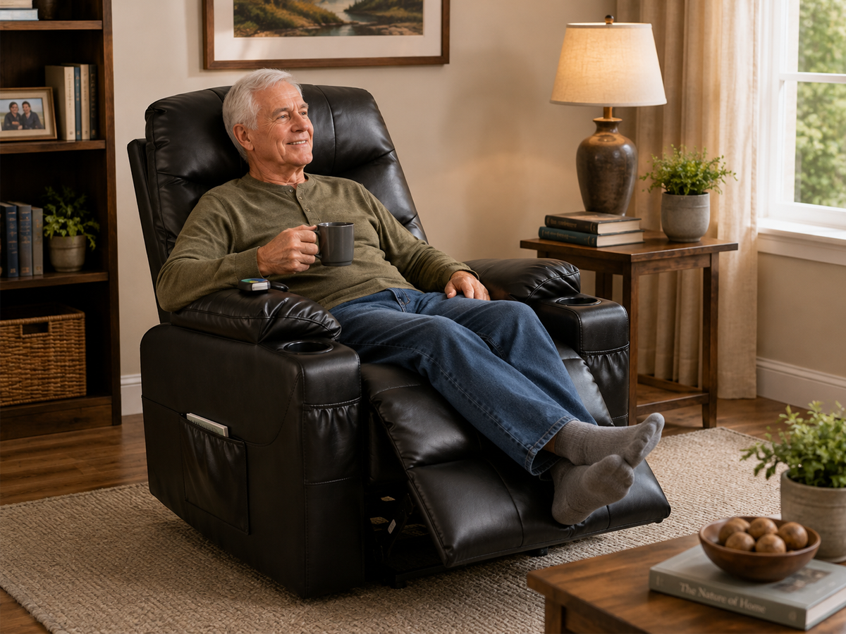 Recliner Chair Lift Chair with Massage Heat Electric Power Recliner