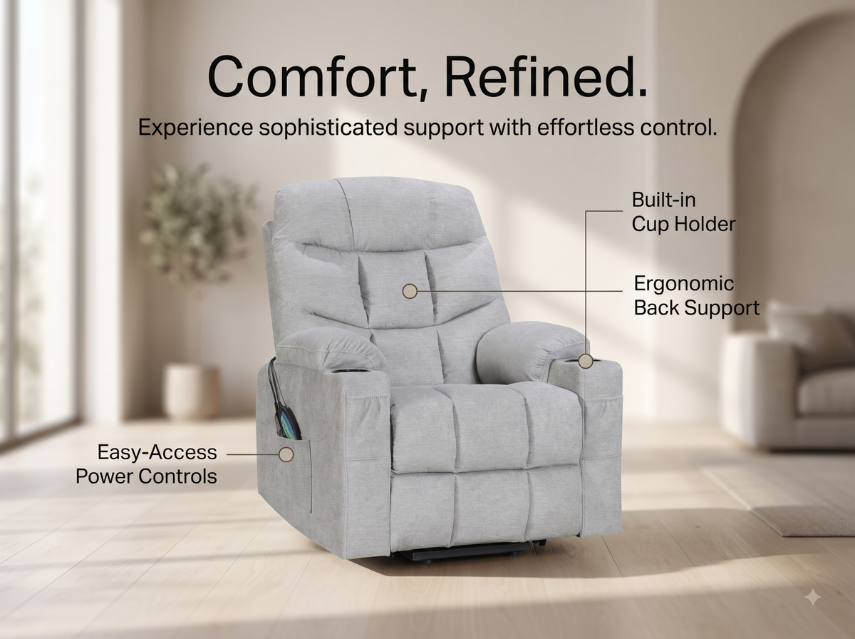 Recliner Armchair Lift Chair with Massage
