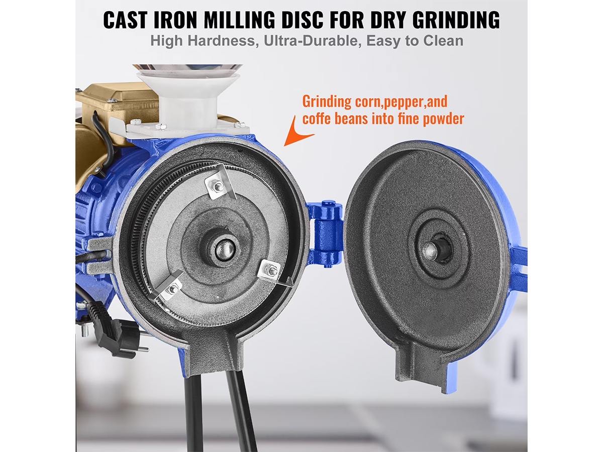 Electric Grain Mill Grinder 3000W Commercial Grain Milling Machine