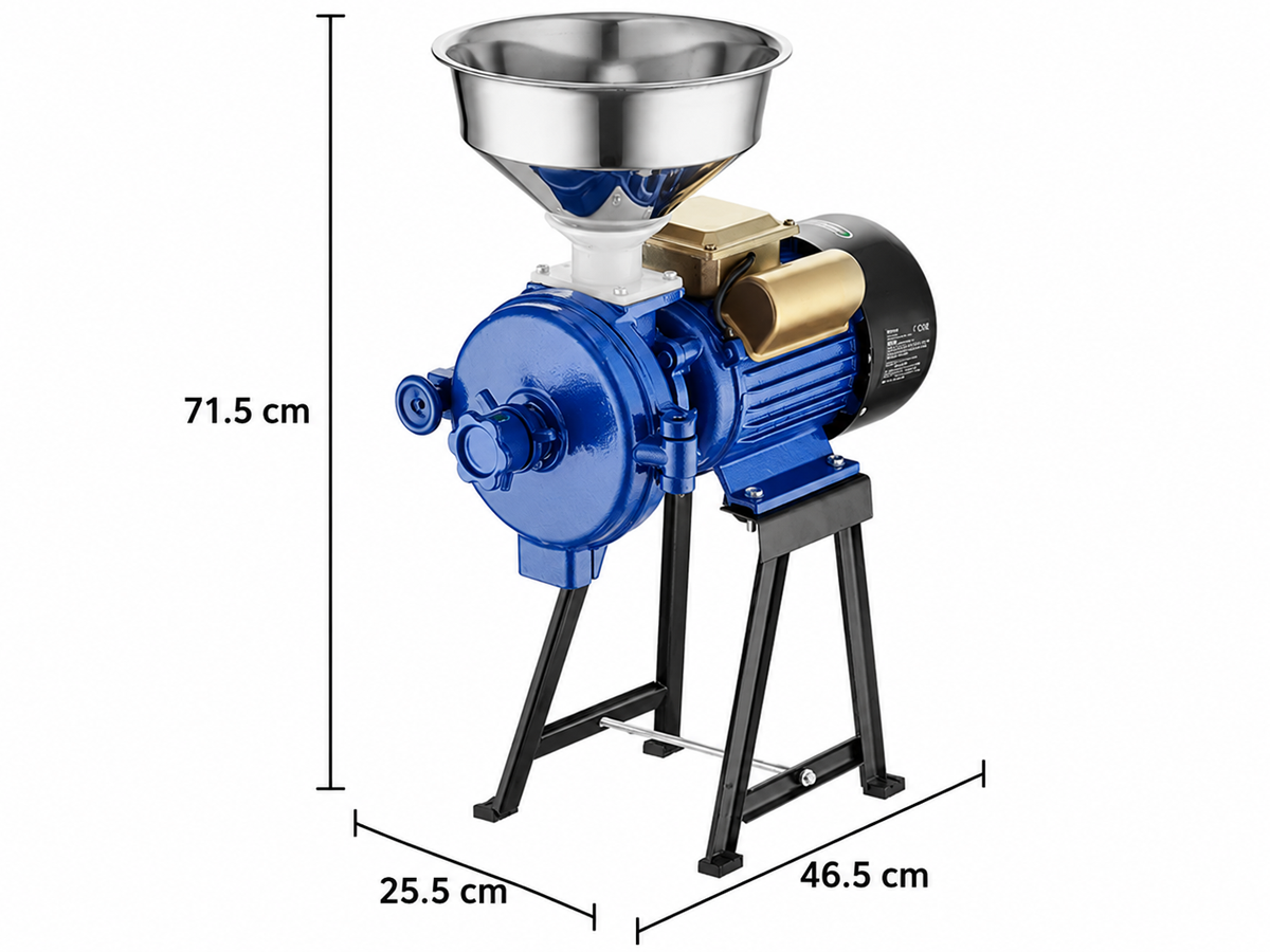 Electric Grain Mill Grinder 3000W Commercial Grain Milling Machine