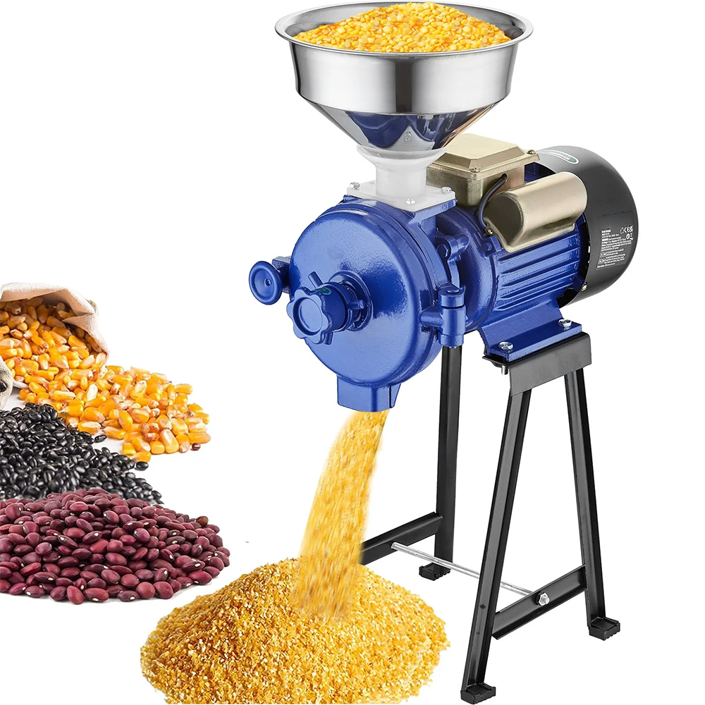 Electric Grain Mill Grinder 3000W Commercial Grain Milling Machine