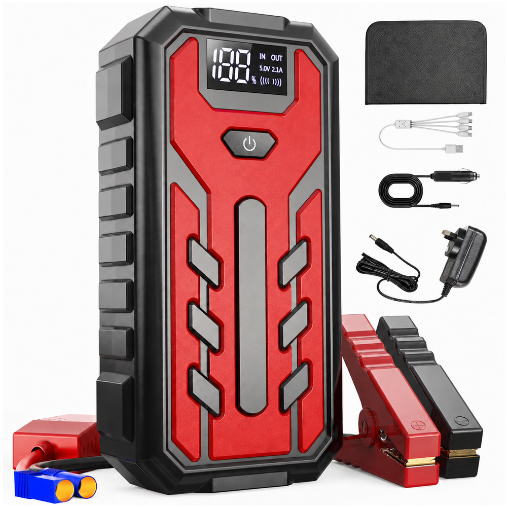 Portable Car Jump Starter 4000A Battery Booster 39800mAh Emergency Power Bank