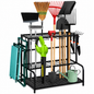 Garden Tool Organizer Rack Heavy Duty Garden Tool Organizer Rack with Hooks