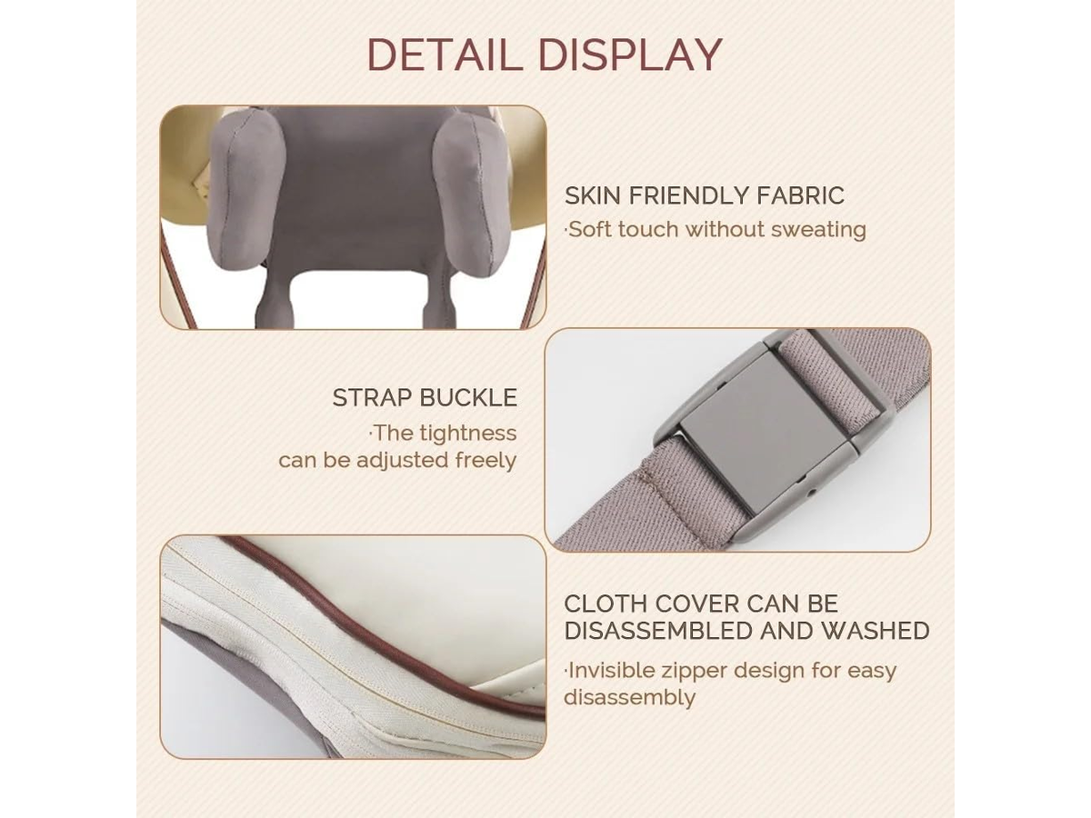 Neck Massager With Heat Cordless 6D Shiatsu Neck Massager With Heat for Shoulder Back Relief