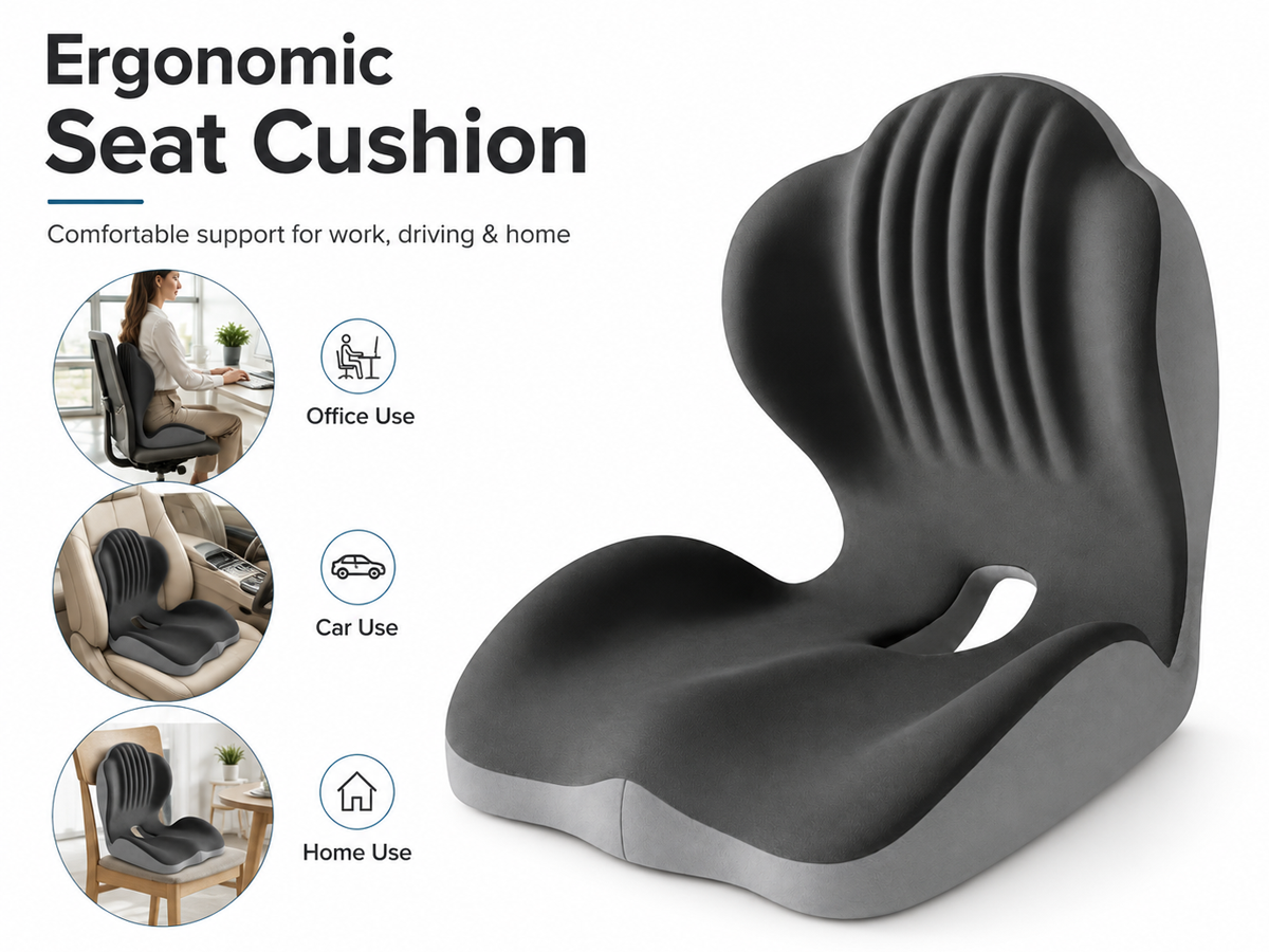 Memory Foam Seat Cushion Ergonomic Memory Foam Seat Cushion