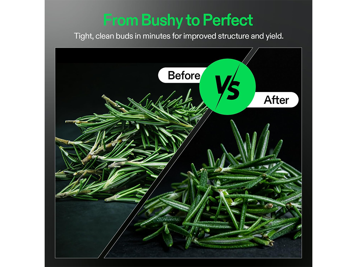 Bud Leaf Trimmer Manual Plant Bowl Trimmer 16 Inch Stainless Steel Trimming Machine