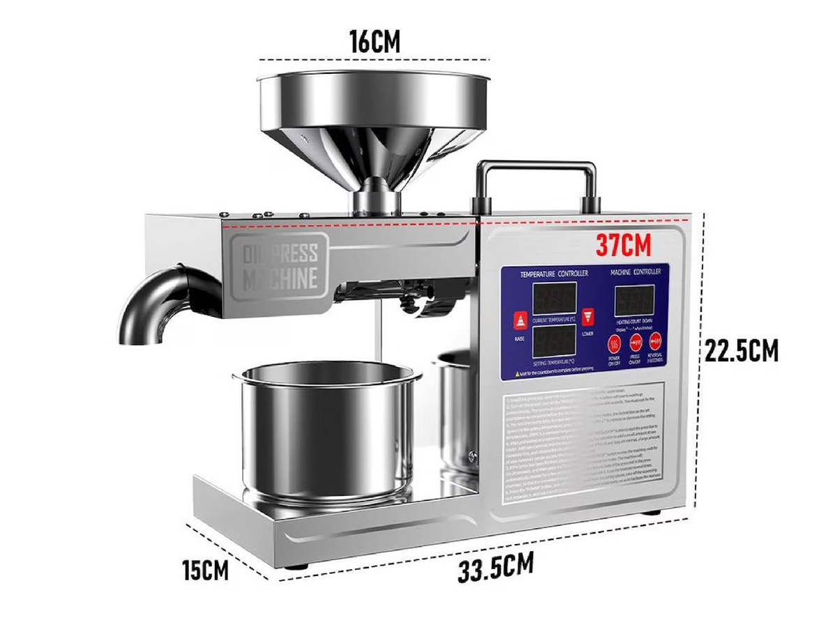 Oil Extraction Machine Electric Oil Press Maker with LCD Touch Screen