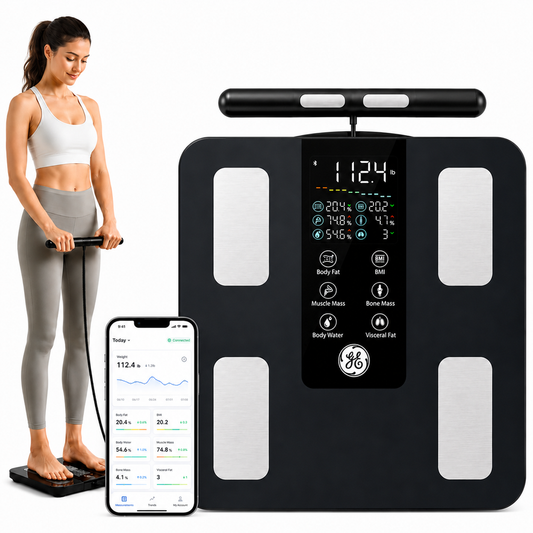 Bathroom Scales Bluetooth Body Fat Scale 8-Electrode Smart Body Composition Analyzer