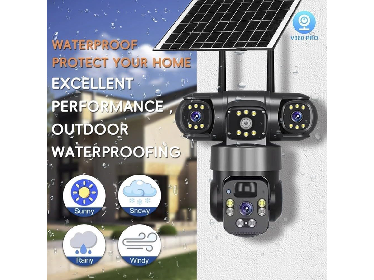 Solar Power wireless Security Camera System