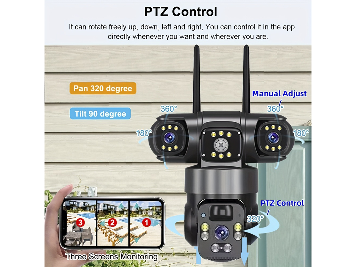 Solar Power wireless Security Camera System