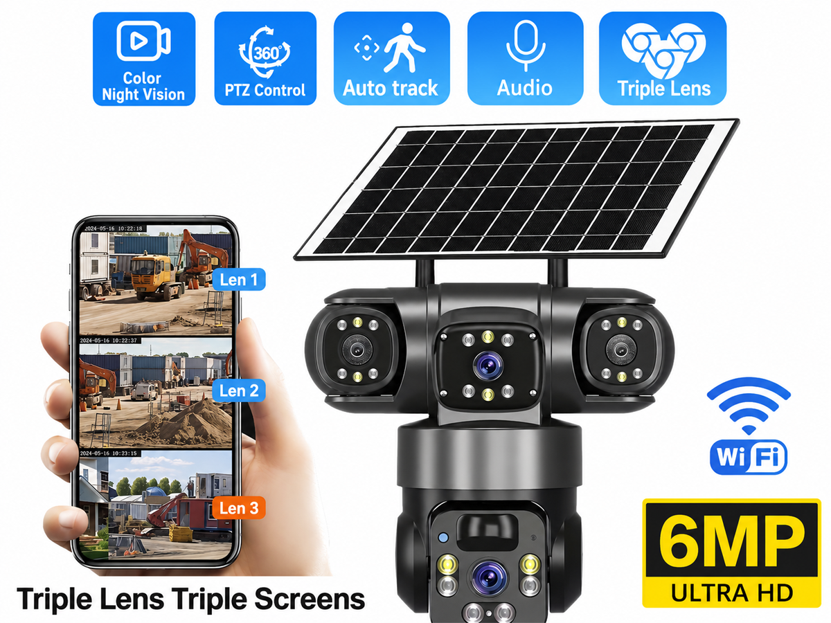 Solar Power wireless Security Camera System