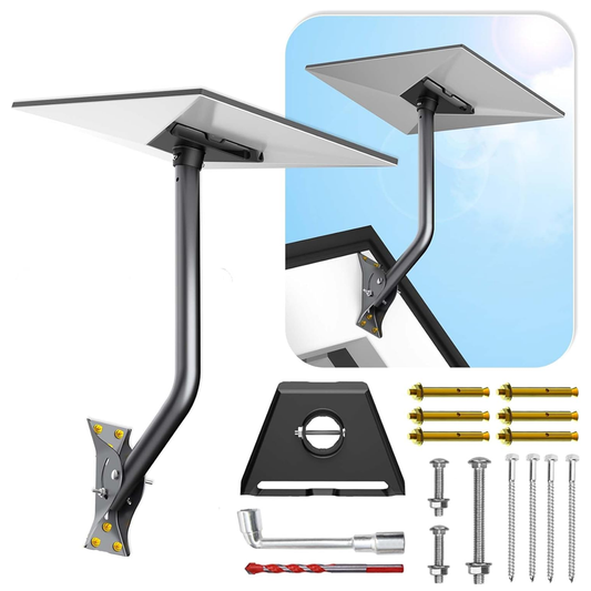 Starlink Gen 3 Mounting Kit Adjustable Long Wall Mount with Pipe Adapter for Starlink V3