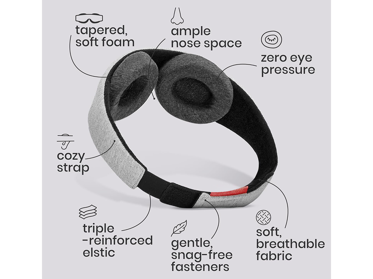 Blackout Sleep Eye Mask Adjustable Travel Sleep Mask