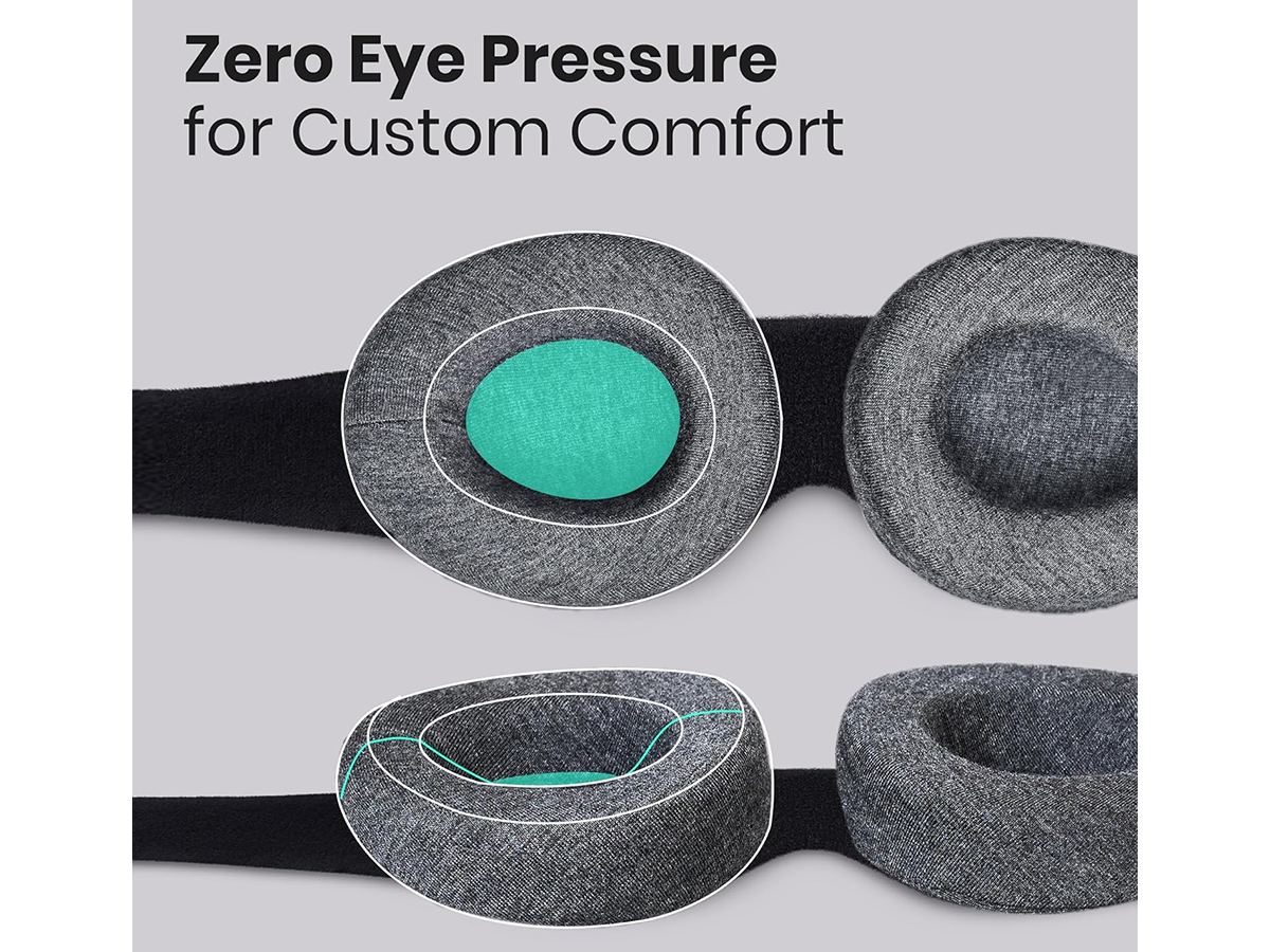 Blackout Sleep Eye Mask Adjustable Travel Sleep Mask