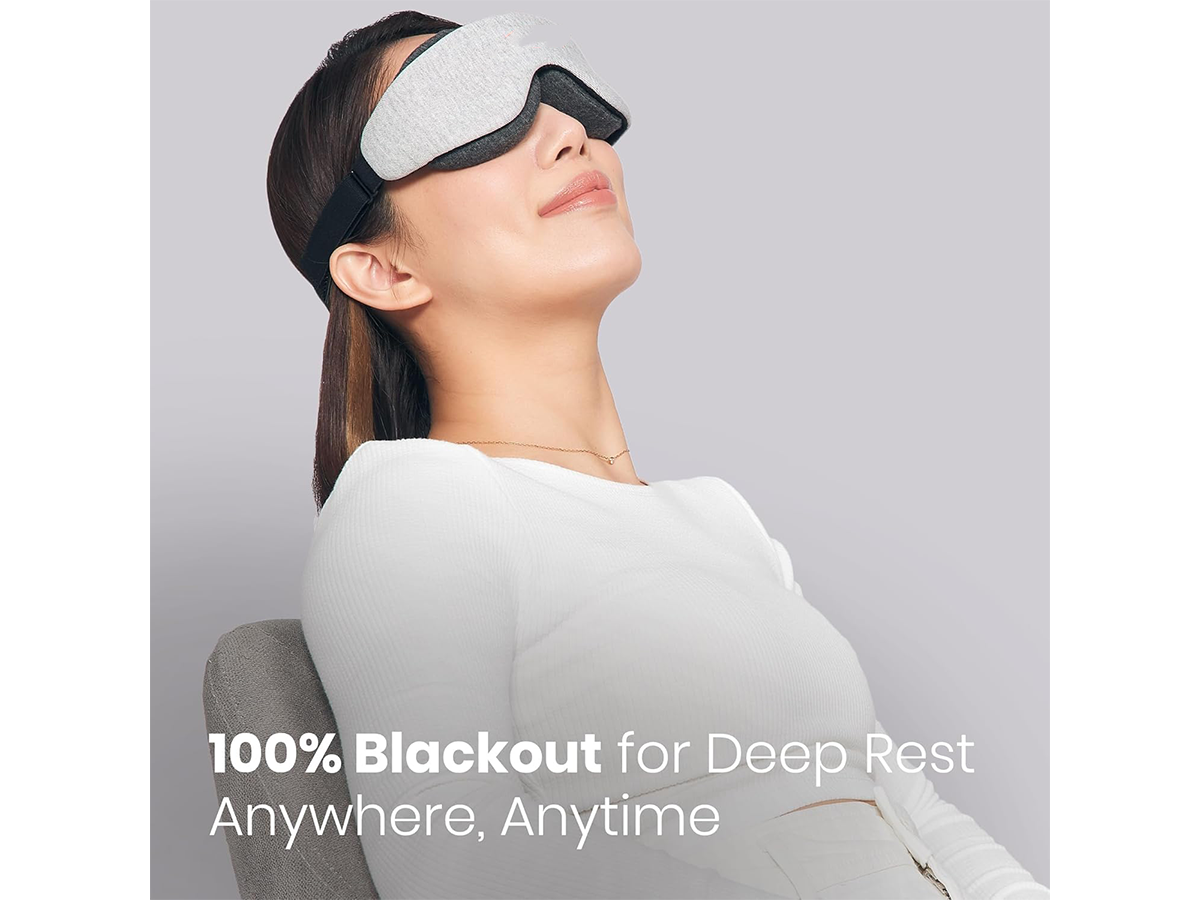 Blackout Sleep Eye Mask Adjustable Travel Sleep Mask