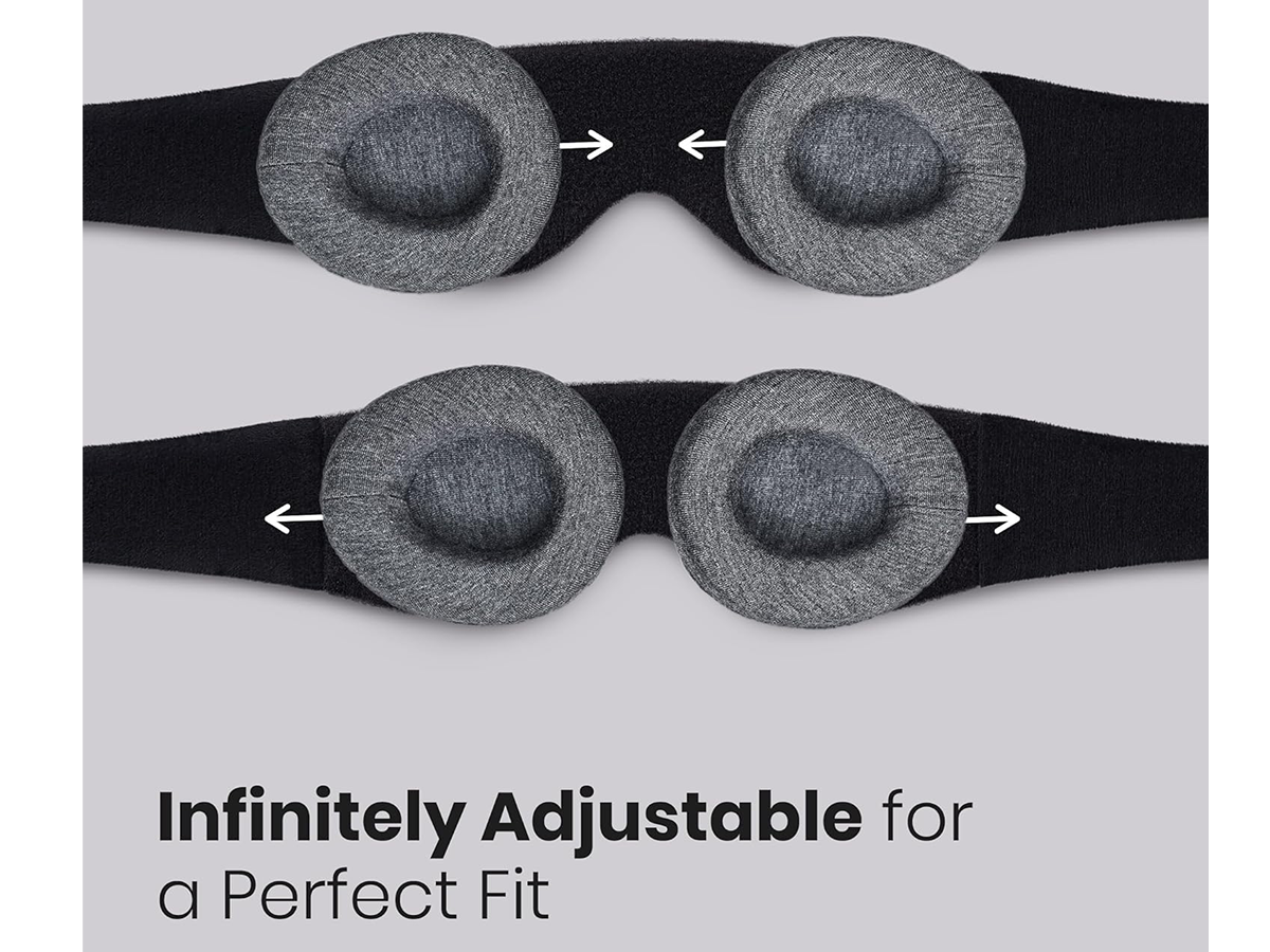 Blackout Sleep Eye Mask Adjustable Travel Sleep Mask