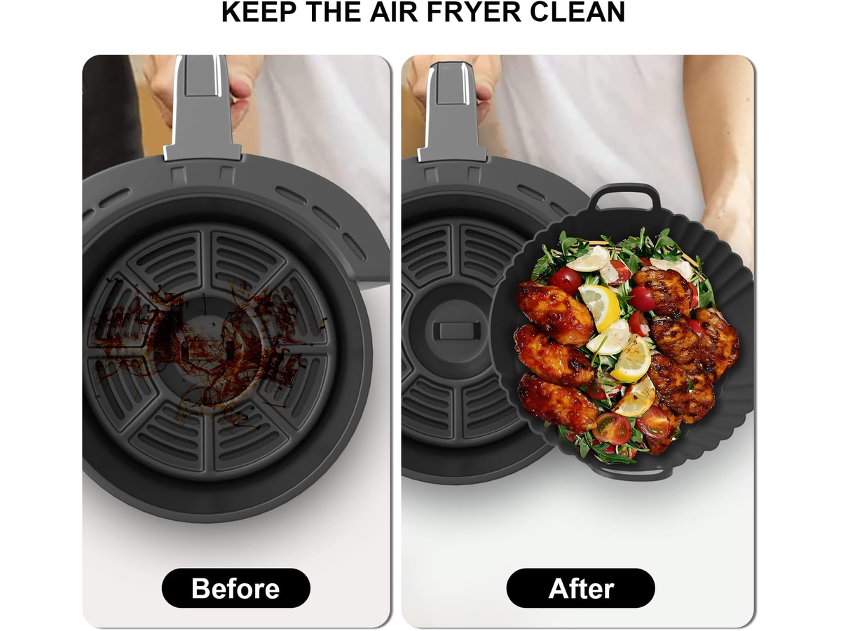 Reusable Silicone Air Fryer Liners