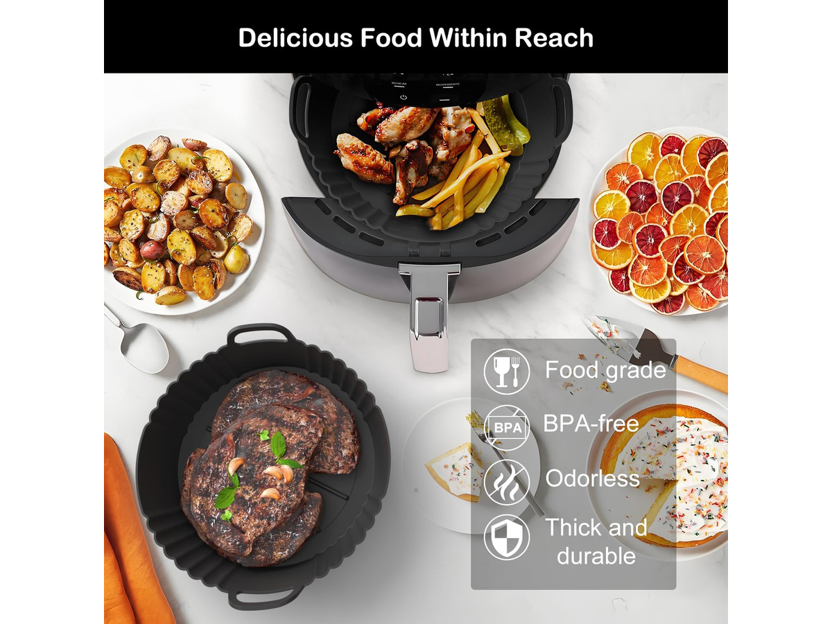 Reusable Silicone Air Fryer Liners