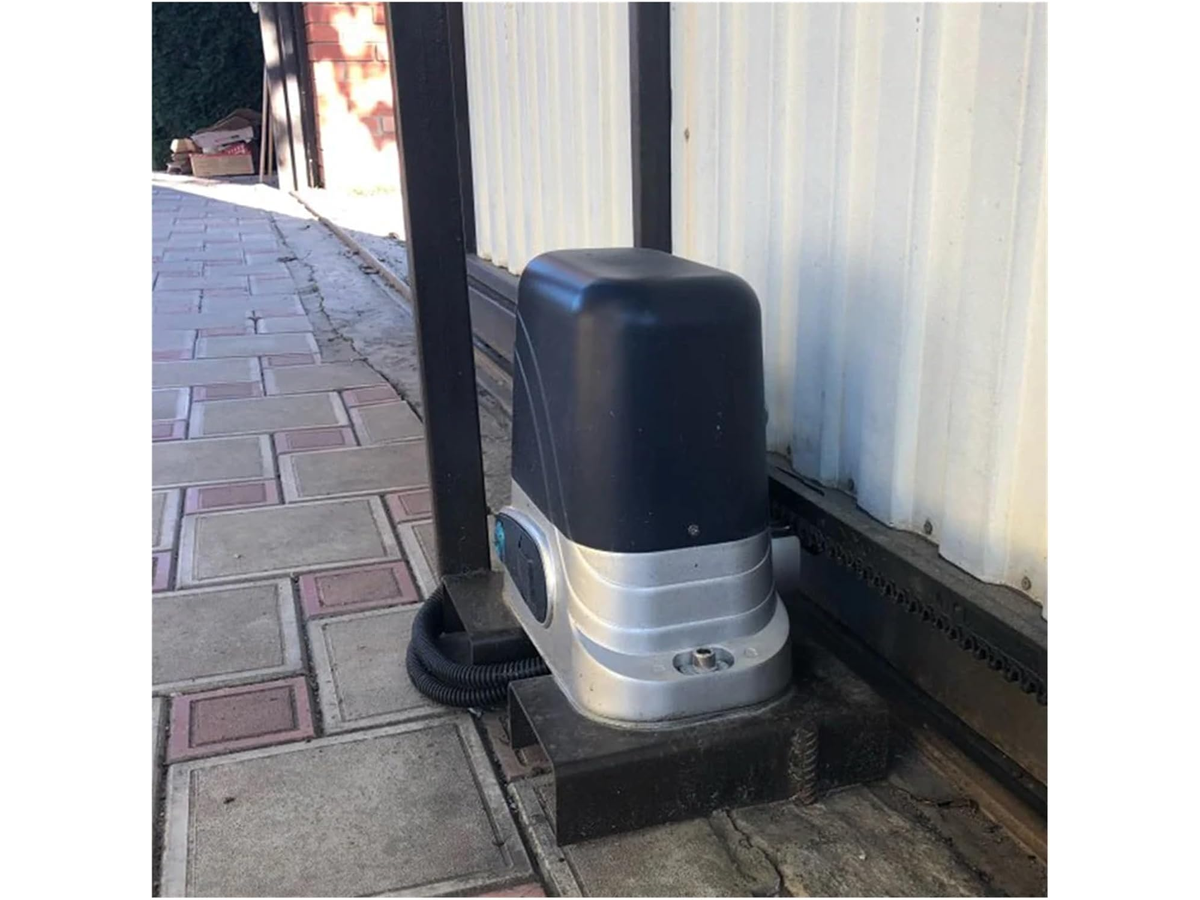 Automatic Sliding Gate Opener Kit with 4M Steel Rack