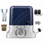 Automatic Sliding Gate Opener Kit with 4M Steel Rack