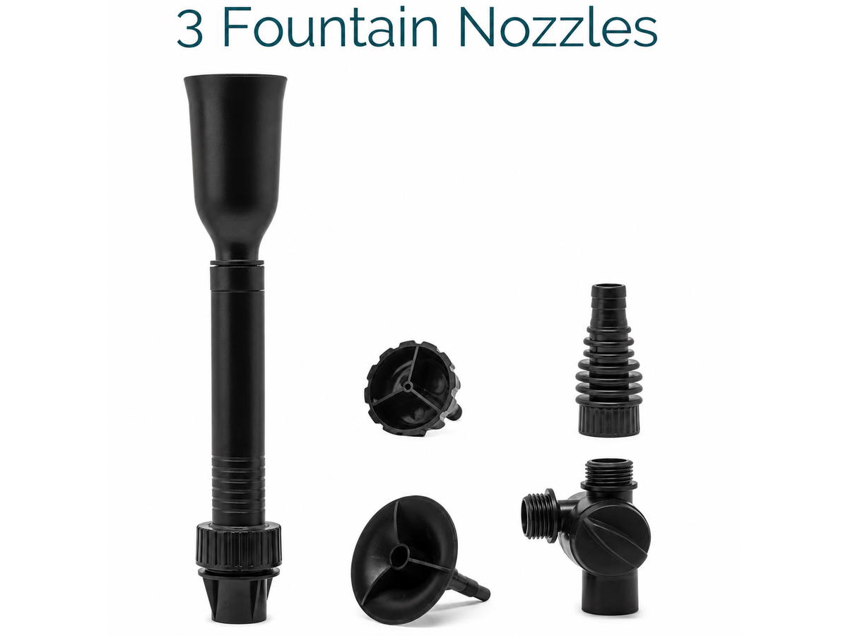Pond Pump Filter with Fountain 9W UV Sterilizer CUP-359