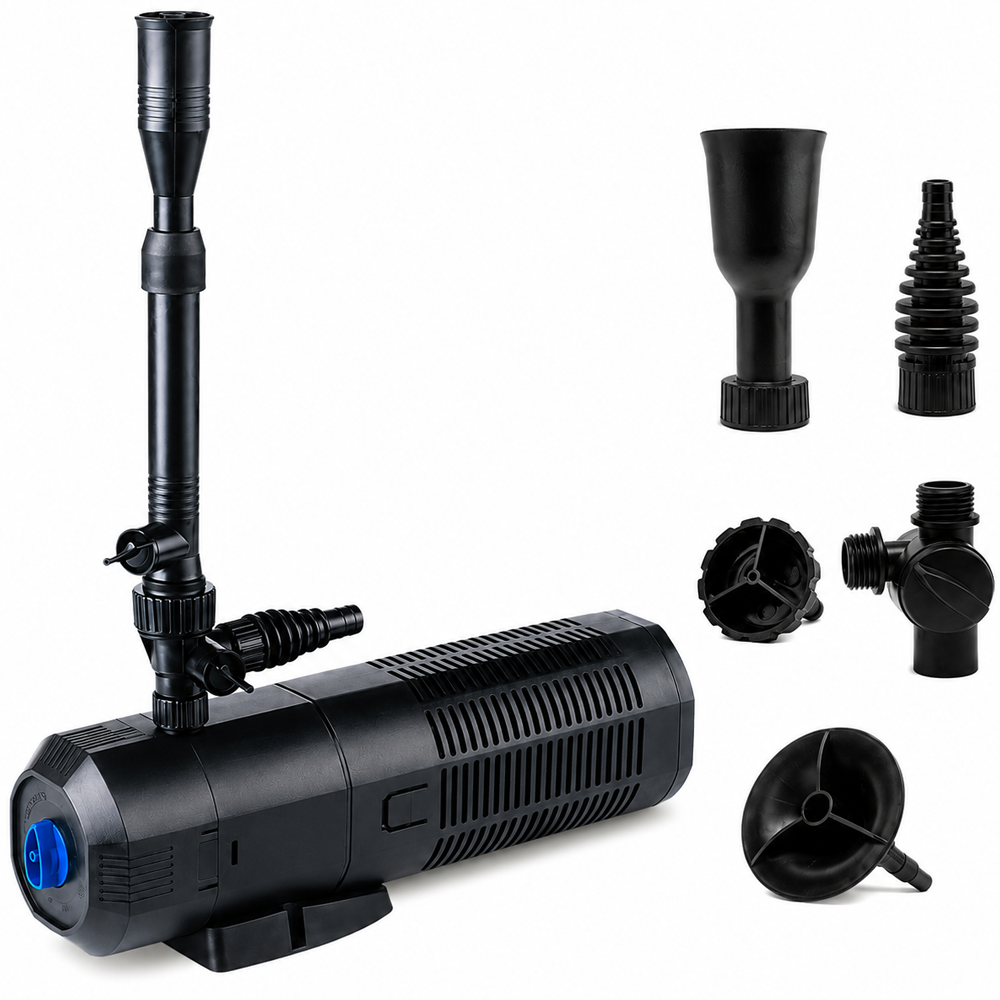Pond Pump Filter with Fountain 9W UV Sterilizer CUP-359