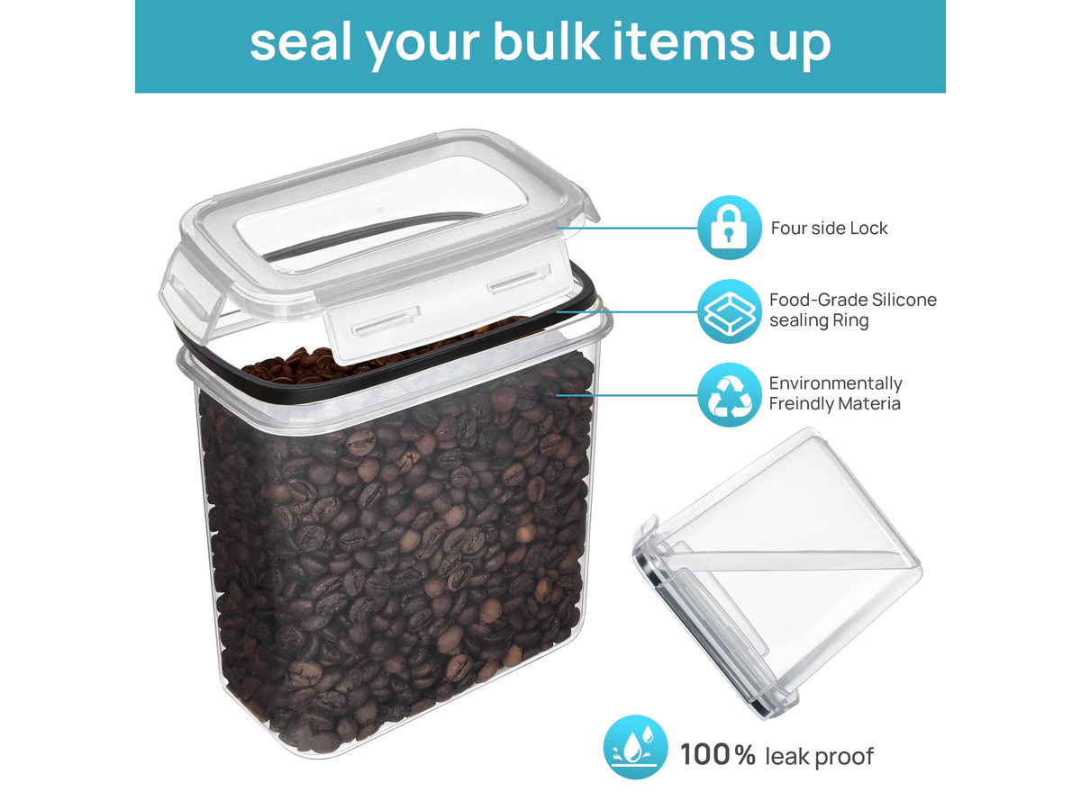 Food Storage Containers 38PCS Airtight Plastic Kitchen & Pantry Organization Canister Set