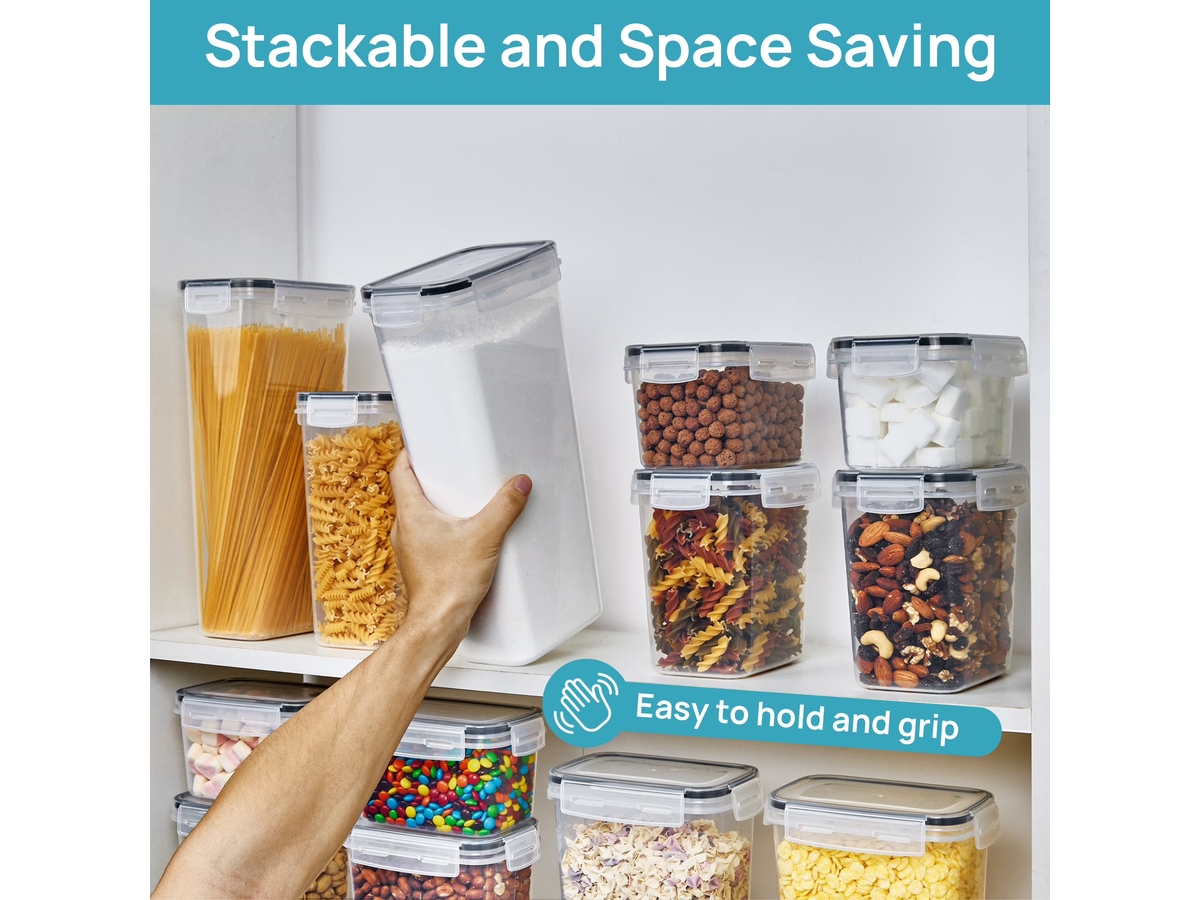 Food Storage Containers 38PCS Airtight Plastic Kitchen & Pantry Organization Canister Set