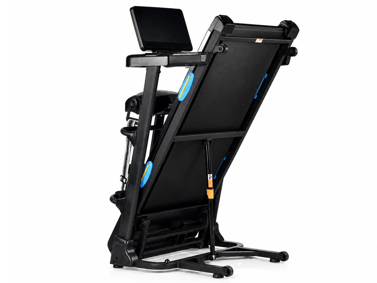 Hydraulic Fold Treadmill 2.5HP Electric Running Machine with Manual Incline & LED Display
