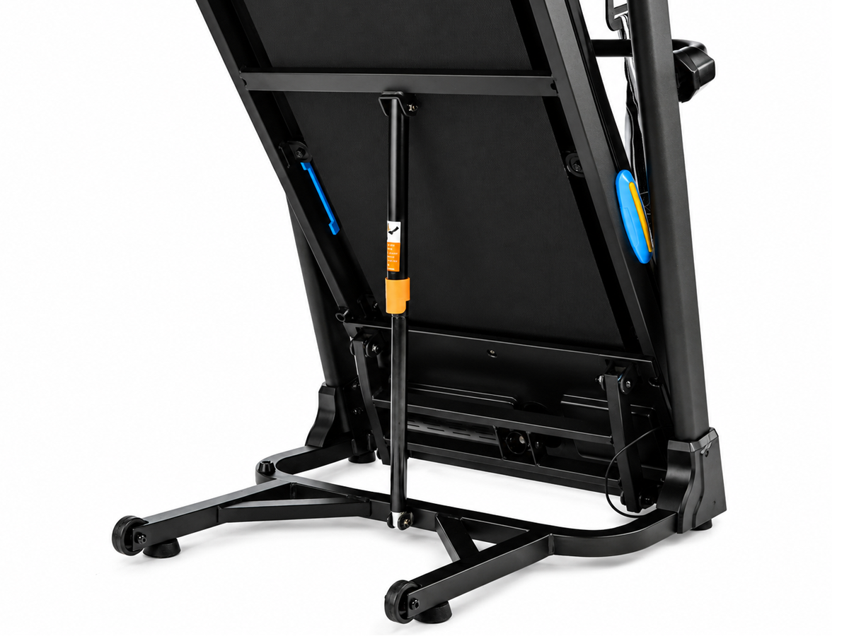 Hydraulic Fold Treadmill 2.5HP Electric Running Machine with Manual Incline & LED Display