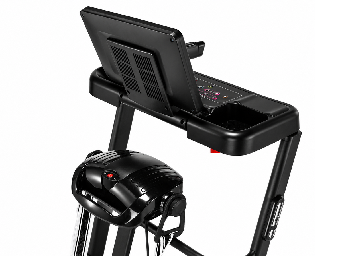 Hydraulic Fold Treadmill 2.5HP Electric Running Machine with Manual Incline & LED Display