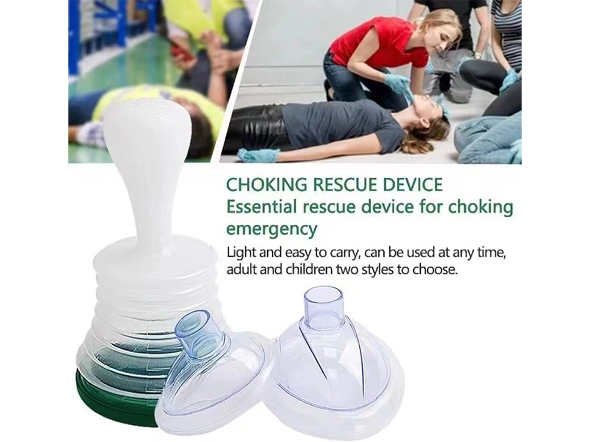Portable Choking Rescue Device Emergency Airway Clearance Kit for Adults & Children