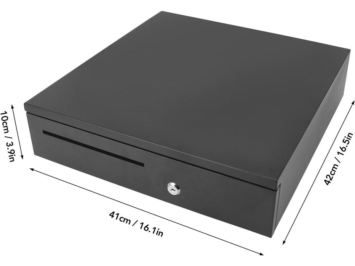 Automatic Cash Drawer with 5 Bill 8 Coin Compartments