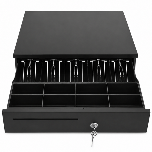 RJ11 Automatic Cash Drawer with 5 Bill 8 Coin Compartments