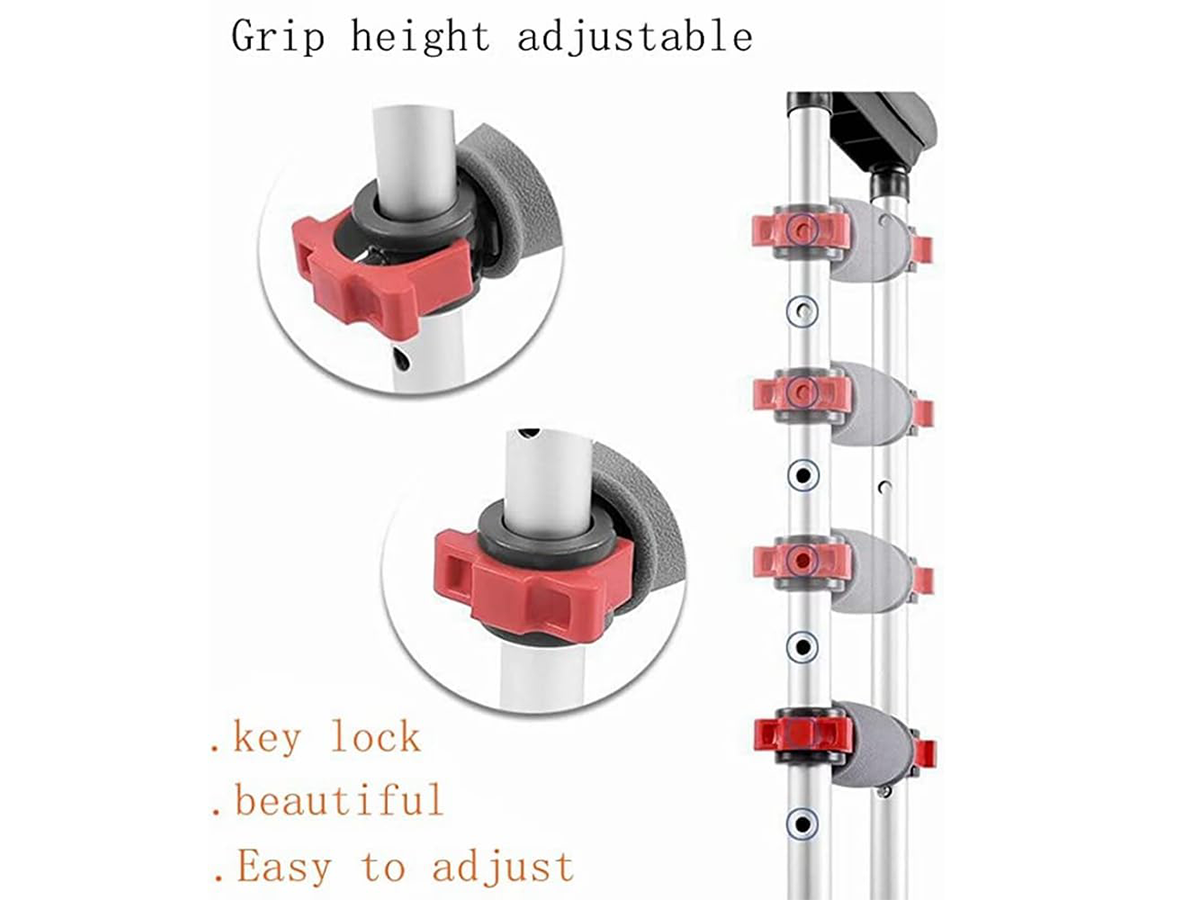 Foldable Underarm Crutches Height Adjustable Foldable Underarm Crutches