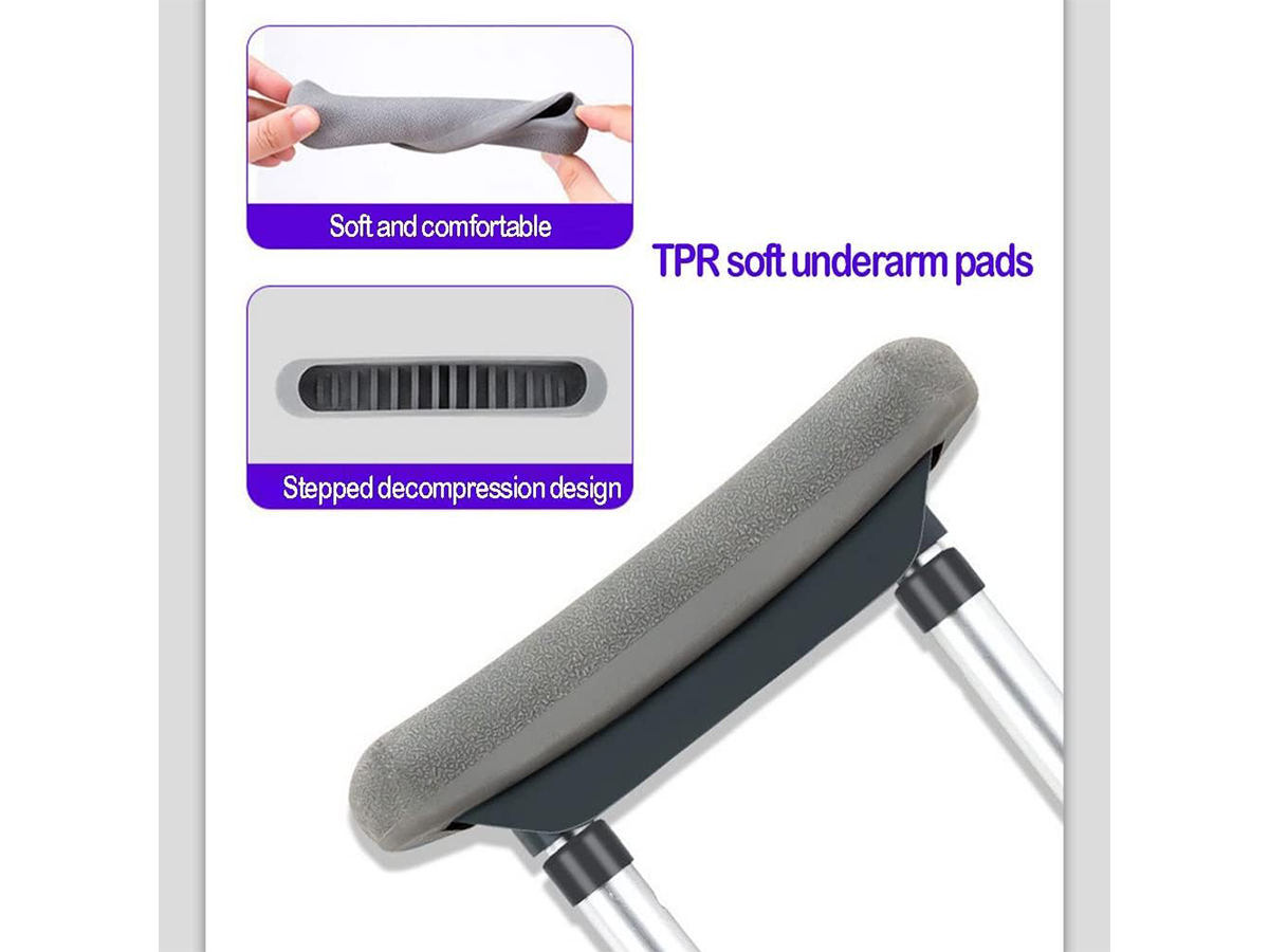 Foldable Underarm Crutches Height Adjustable Foldable Underarm Crutches