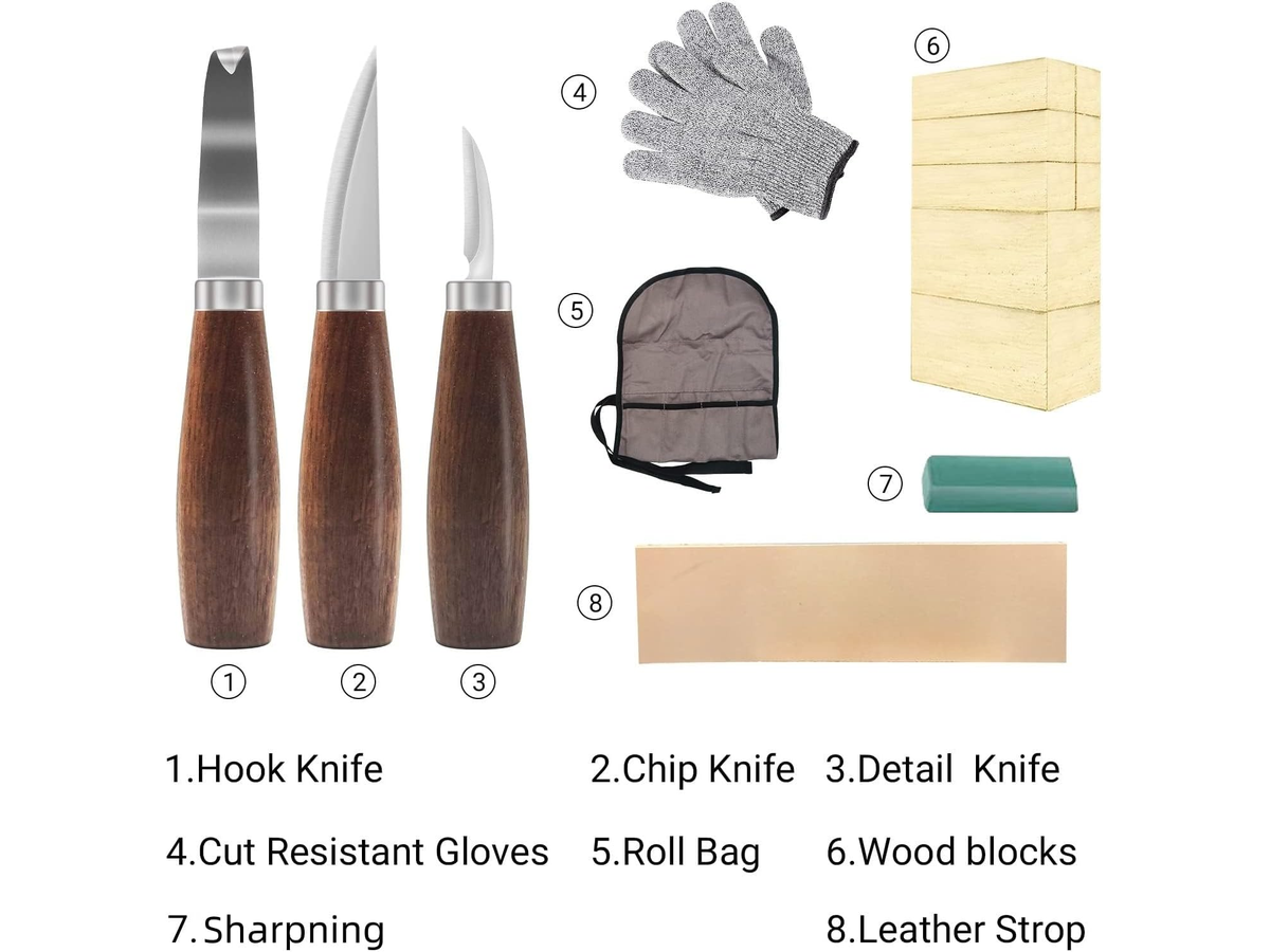 Wood Carving Tools Wood Whittling Kit