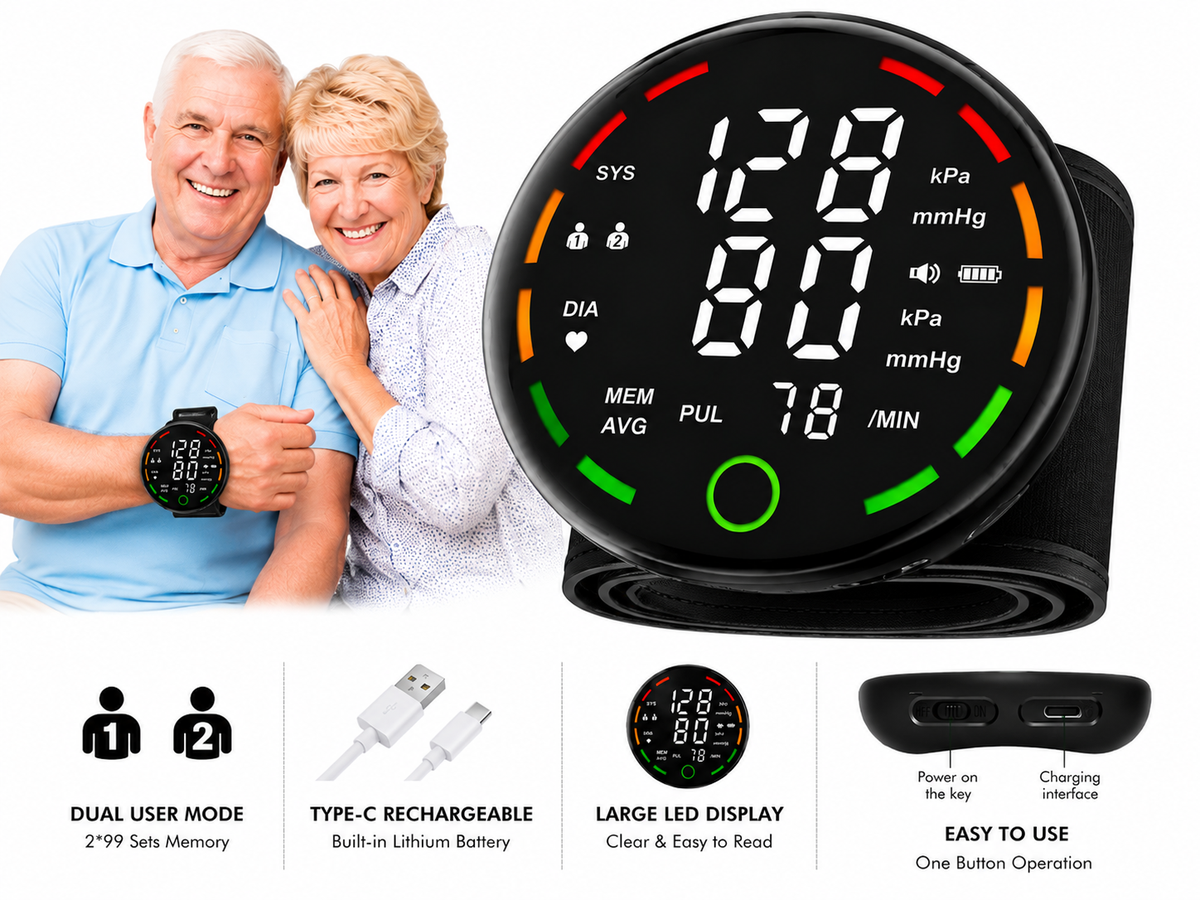 Wrist Blood Pressure Monitor