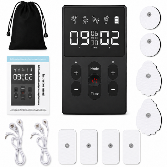 Tens Machine EMS Muscle Stimulator Portable Rechargeable Electronic Pulse Therapy Device