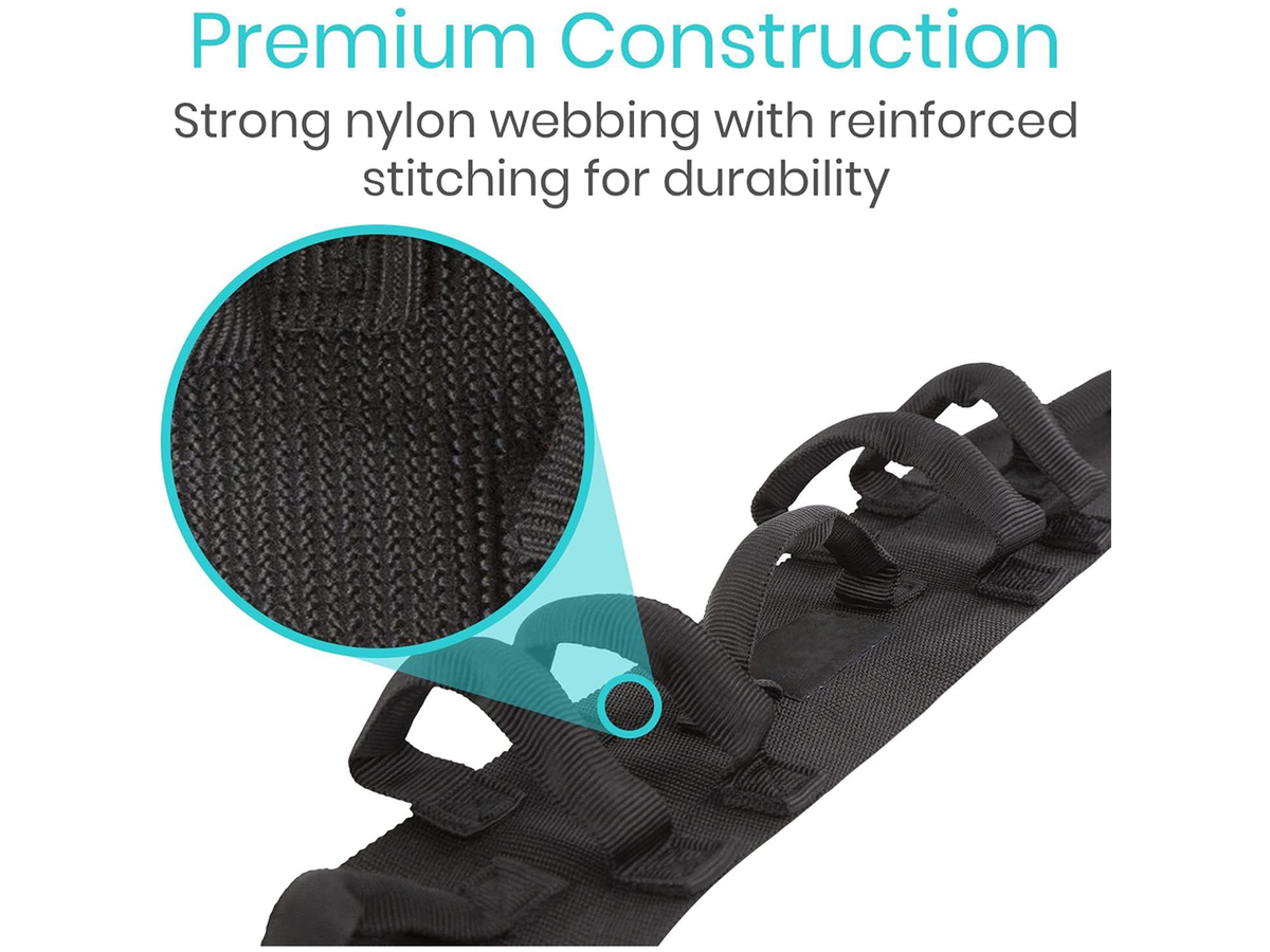 Patient Transfer Belt Medical Nursing Gait Belt with Quick Release Metal Buckle