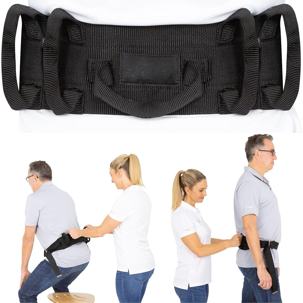 Patient Transfer Belt Medical Nursing Gait Belt with Quick Release Metal Buckle