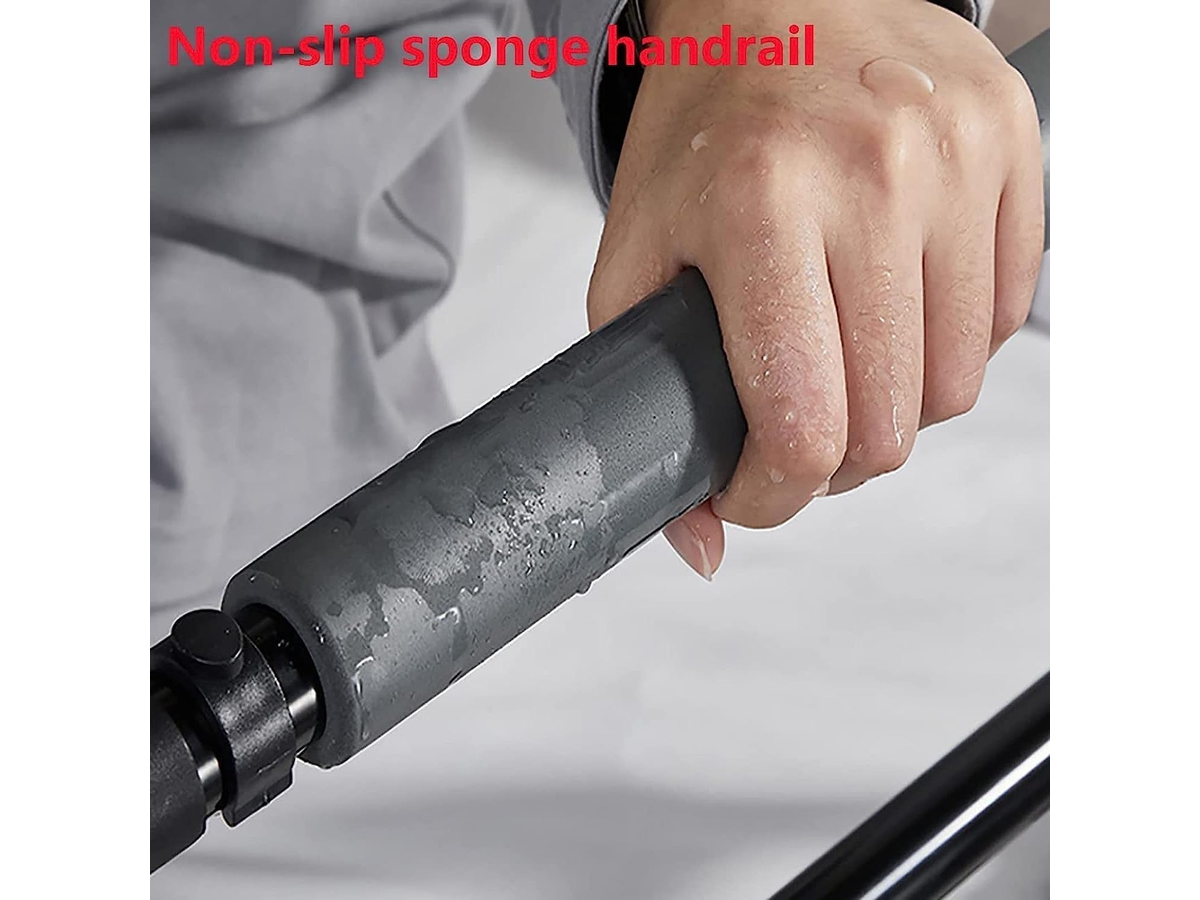Bed Rails for Elderly Adjustable Folding Bed Assist Rail with Safety Support Handle