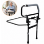 Bed Rails for Elderly Adjustable Folding Bed Assist Rail with Safety Support Handle