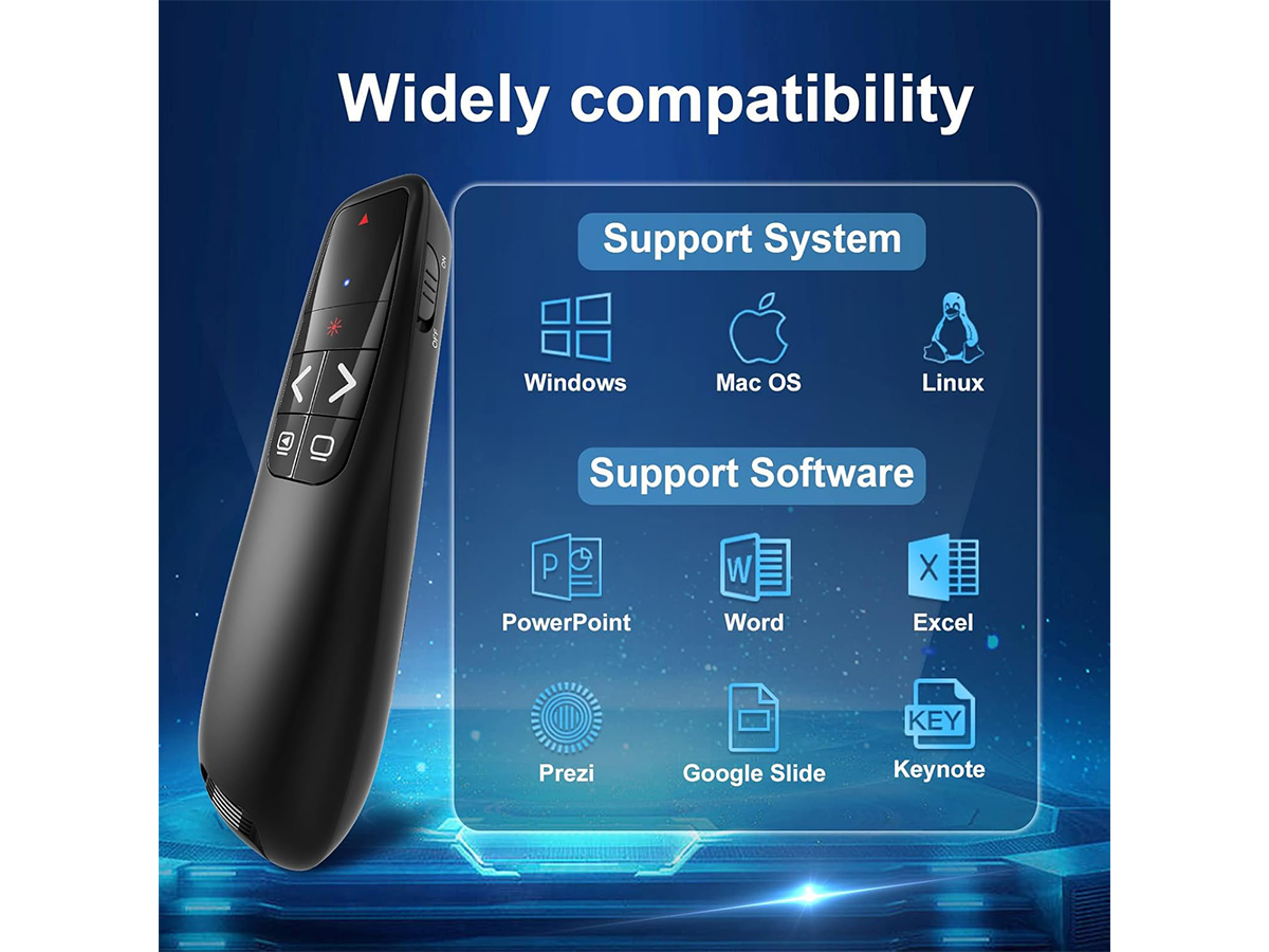Wireless Laser Pointer Presentation Remote