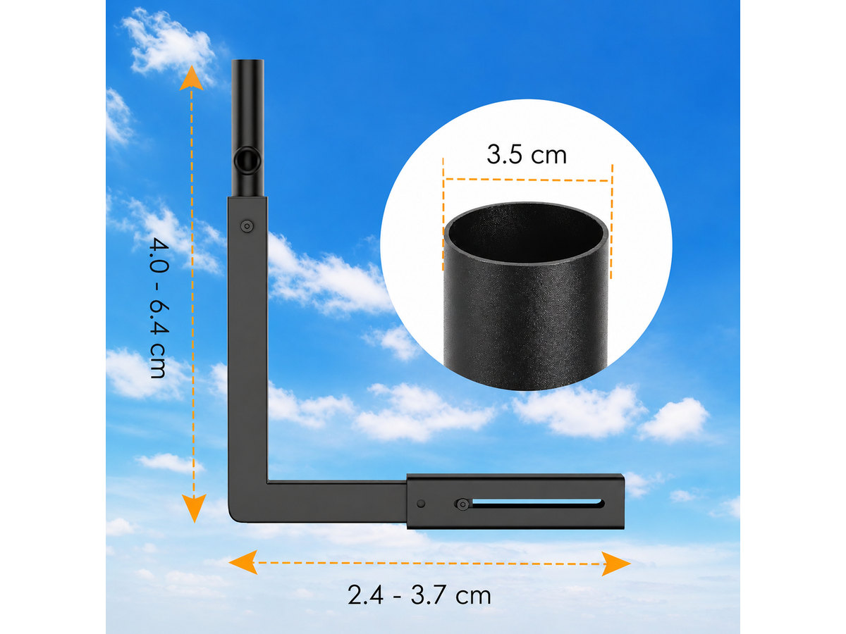 Starlink Gen 3 Mount Extra Long Adjustable Wall Mount for Starlink Standard