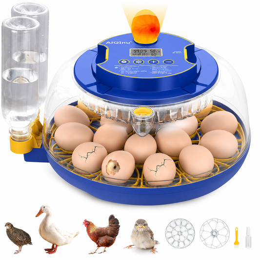 Automatic Egg Incubator Turning with Candler and Humidity Control 18 Eggs