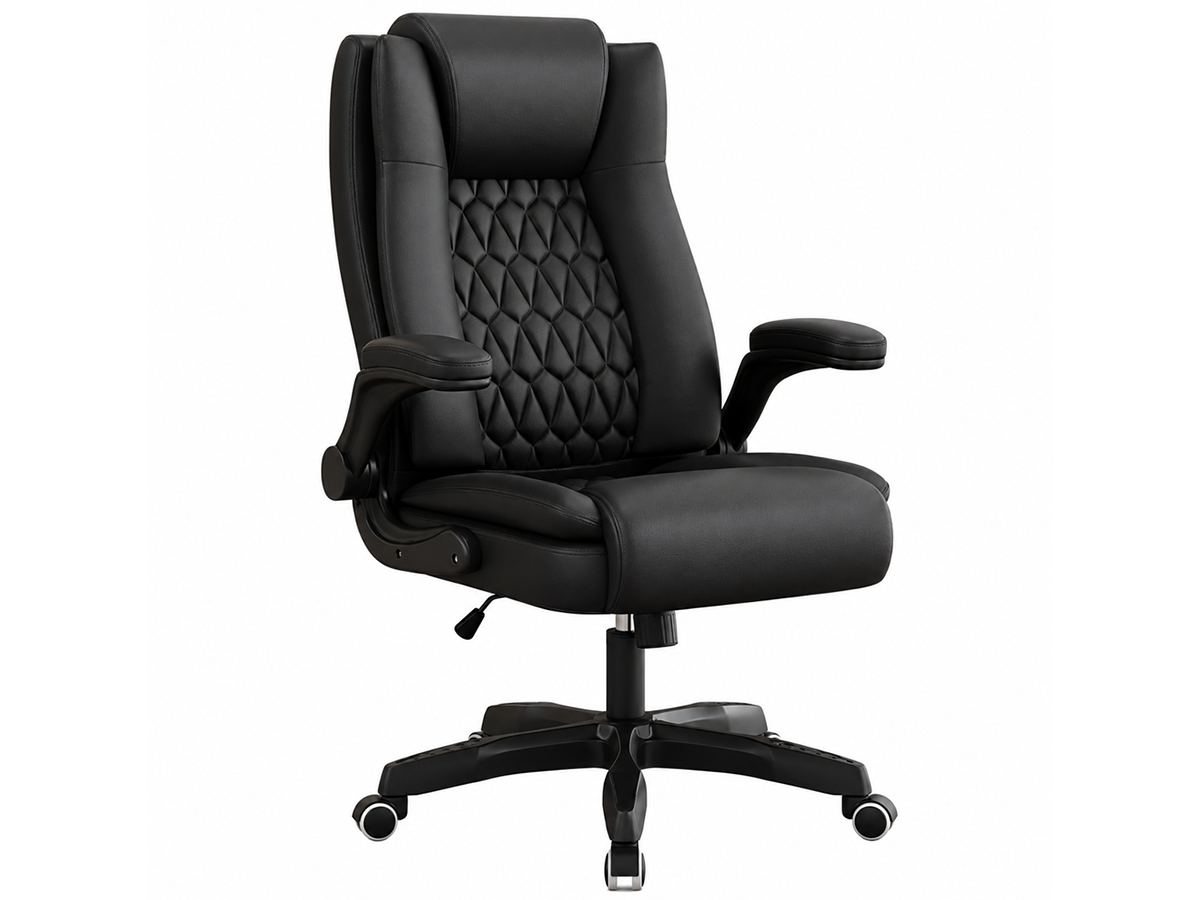 Office Chair Ergonomic Leather Reclining Office Chair