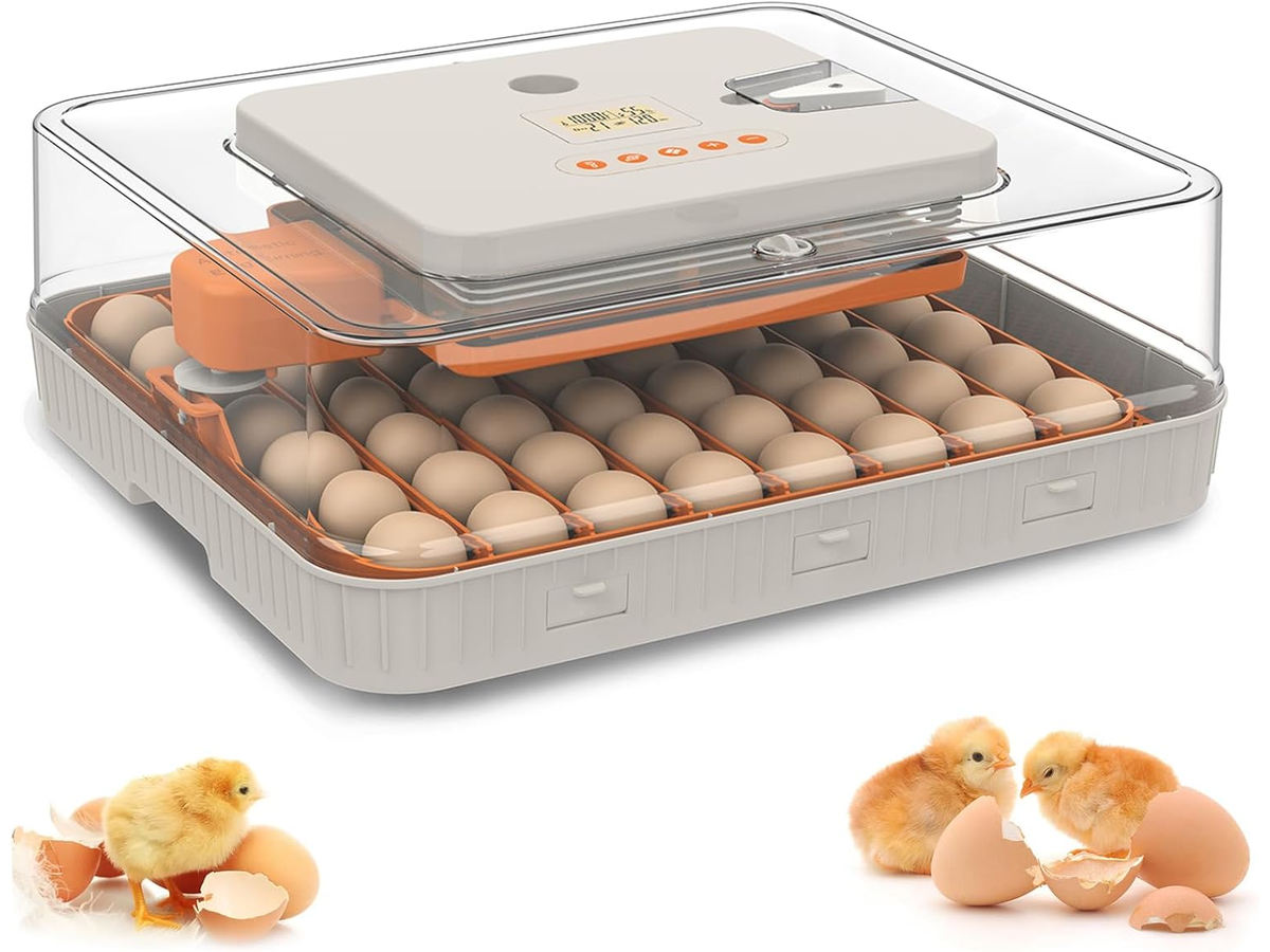Egg Incubator Automatic Digital Hatching Machine with LCD Display and Egg Candler